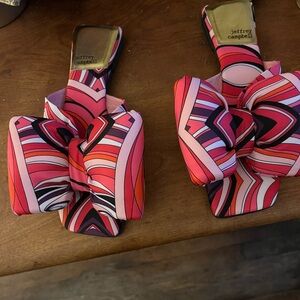 Jeffrey Campbell whimsical flat sandals